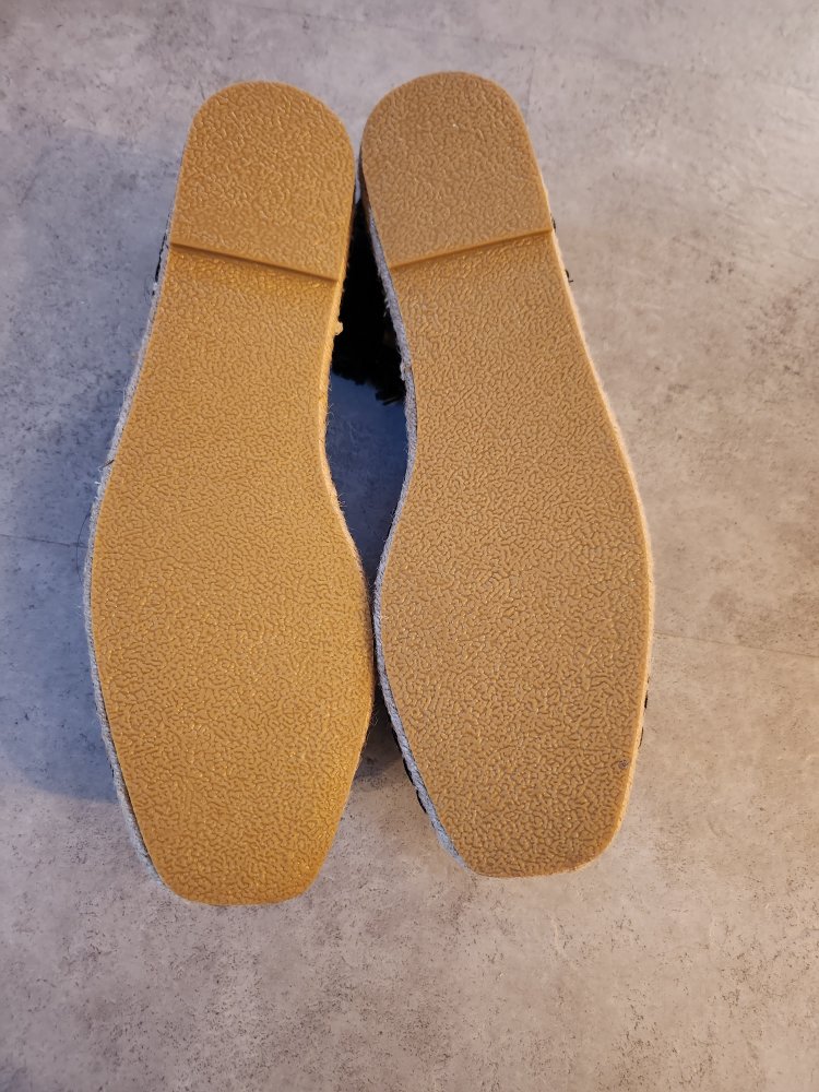 Glitzer Slipper mit Schnürrung am Bein 40,5