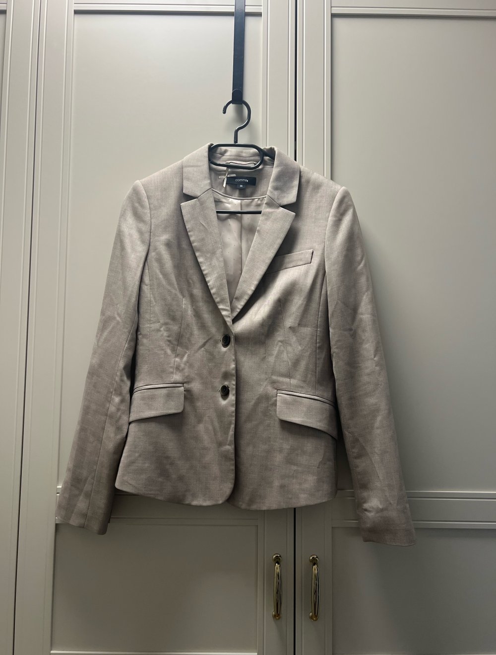 Comma Blazer beige Gr. 36