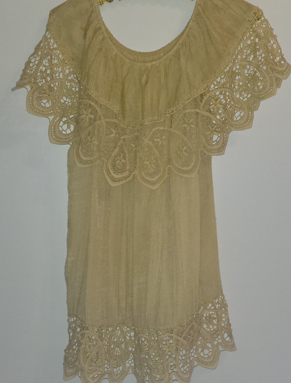 Bluse mit spitze