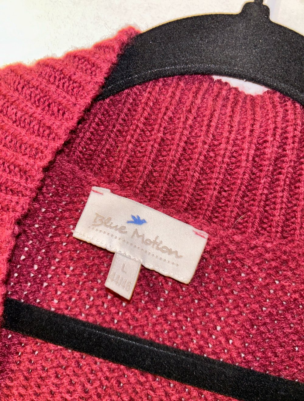 Strickjacke dunkelrot