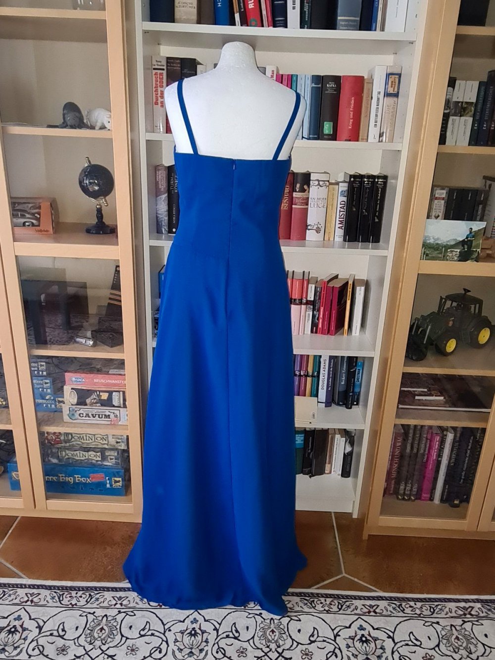 Abendkleid magic nights langes Kleid Gr. 40 blau