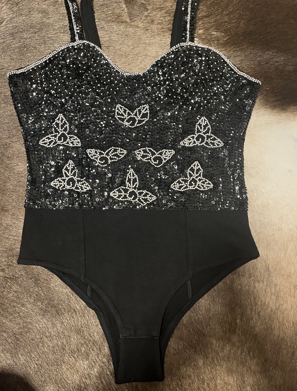 Pik Ass Pailletten Body
