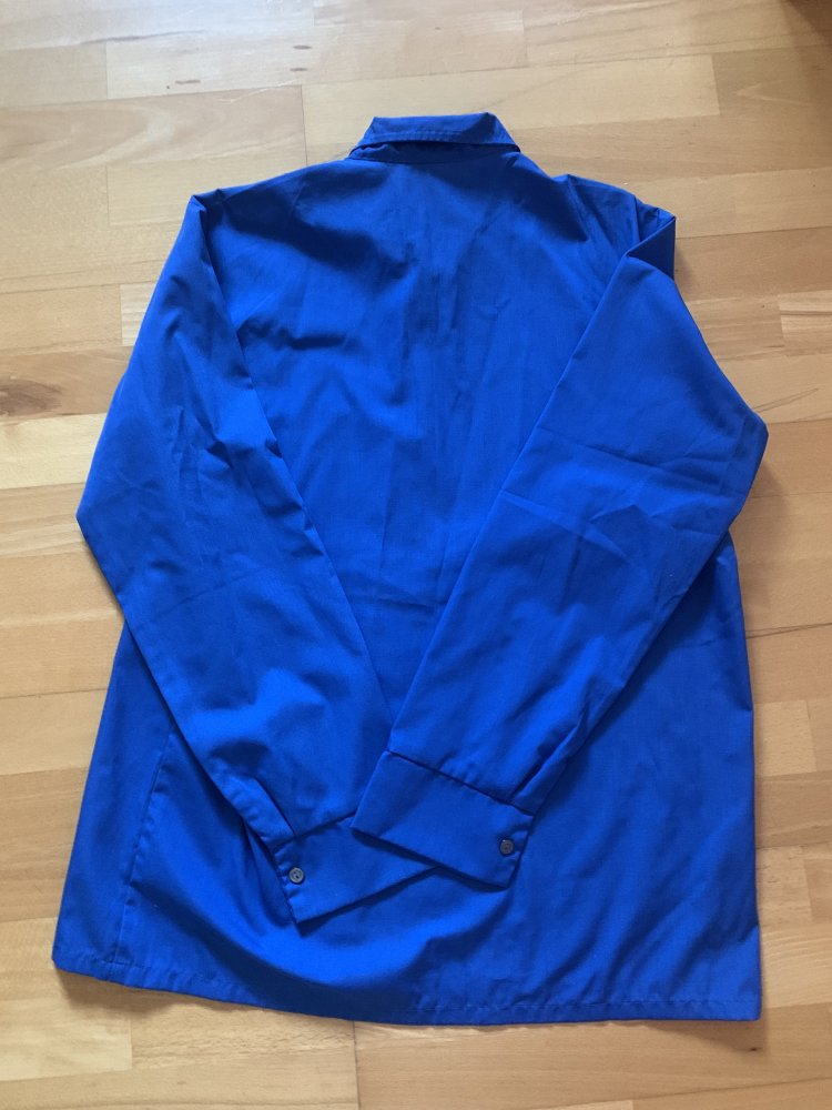 Herrenhemd/Arbeitshemd blau, Größe 43