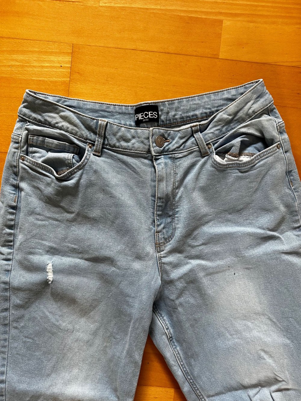 Pieces Jeans blau Größe 33/32