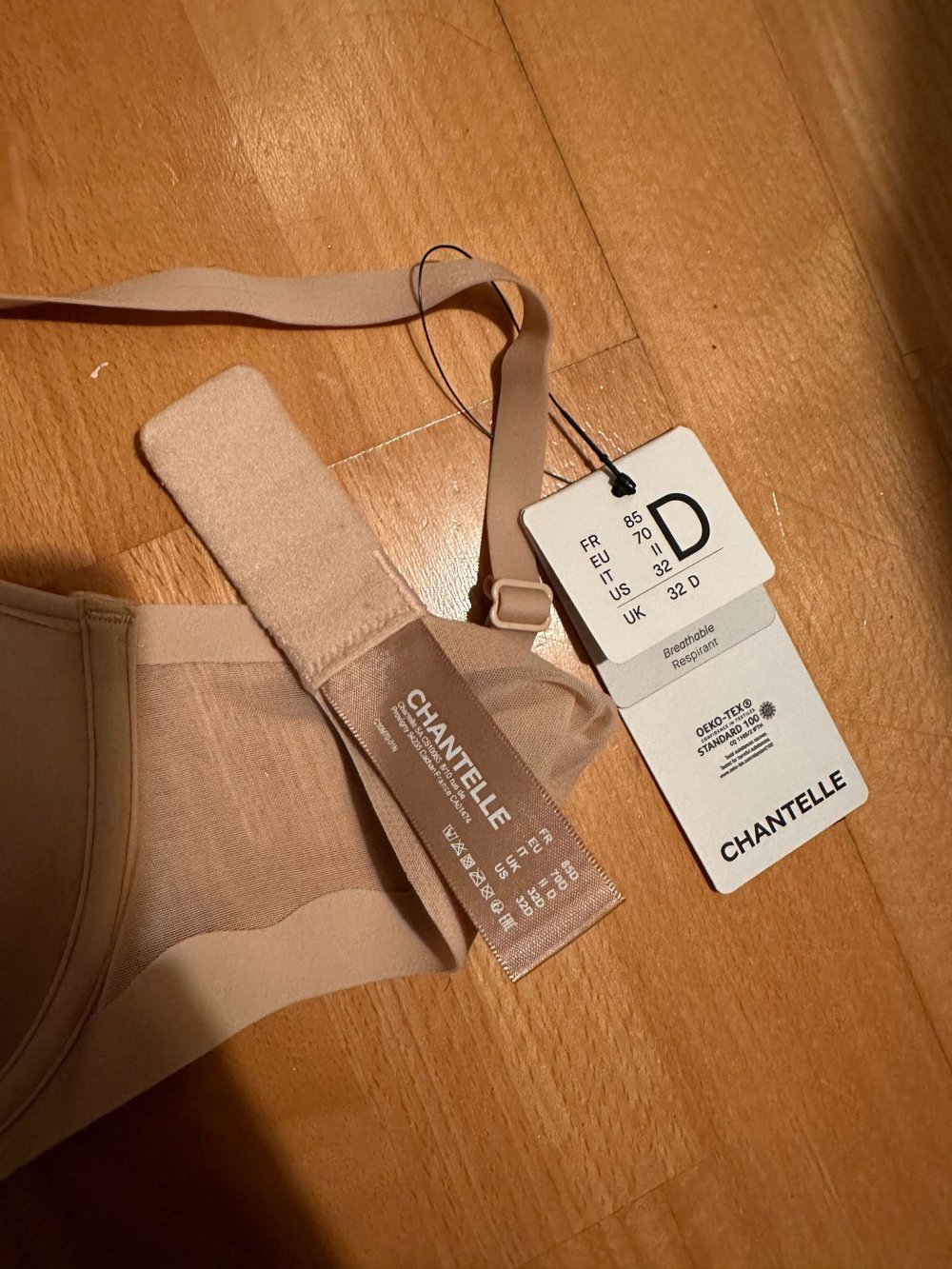 Chantelle BH beige, Größe 70D
