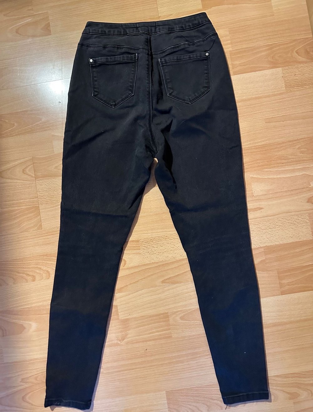 Vice schwarze High Waist Jeans, schwarz, Größe 40R