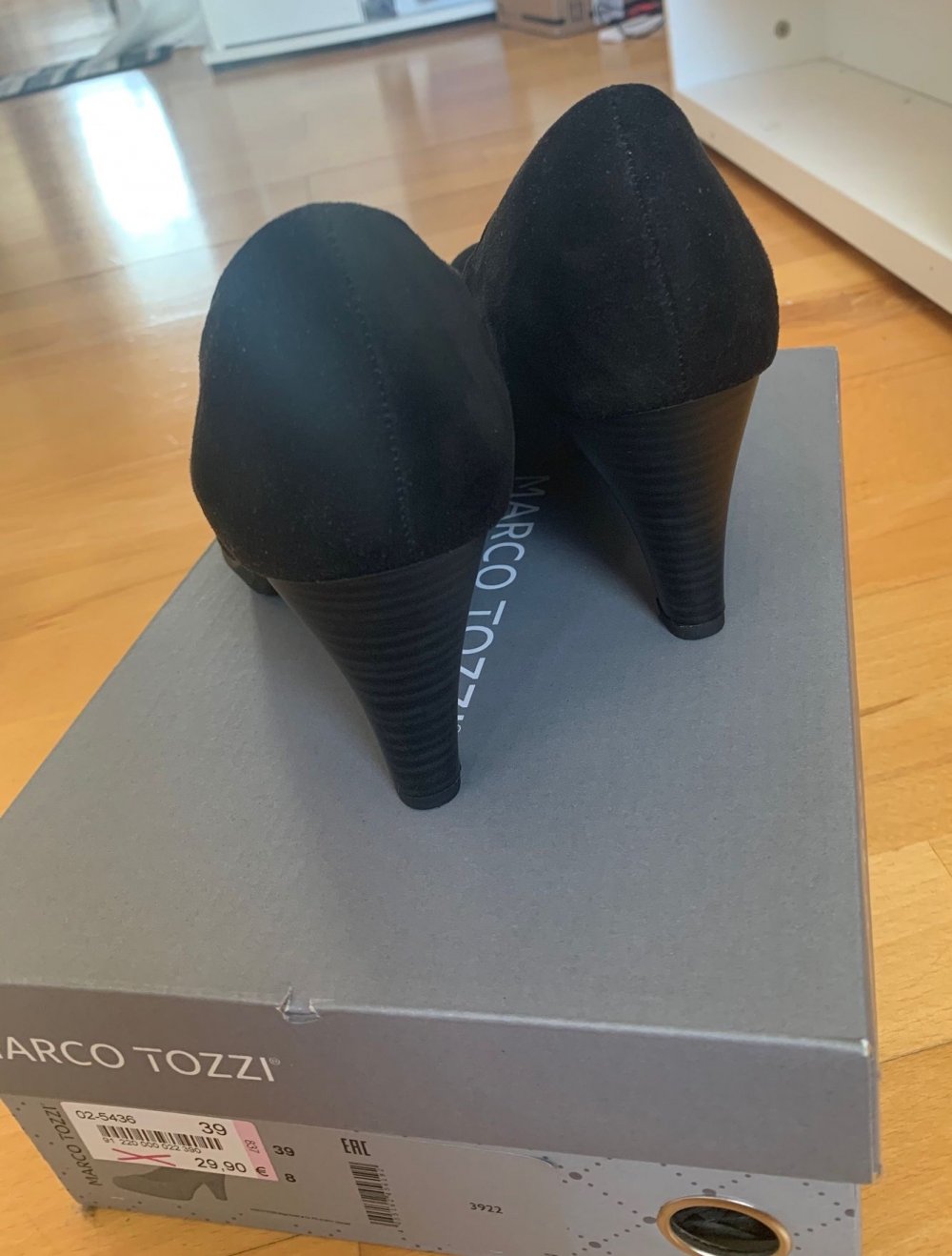 Marco Tozzi Pumps/Absatzschuhe schwarz, Große 39