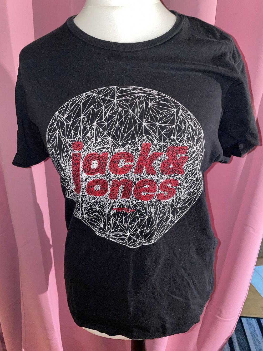 T-Shirt Jack & Jones schwarz, Größe S