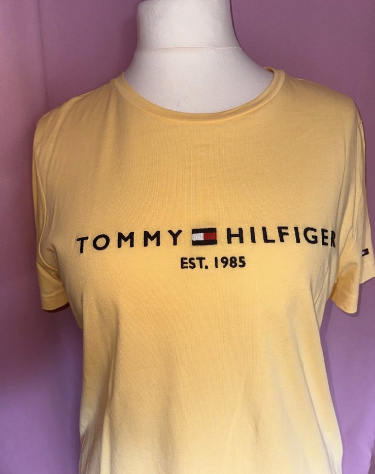 Tommy Hilfinger T-Shirt gelb, Größe M
