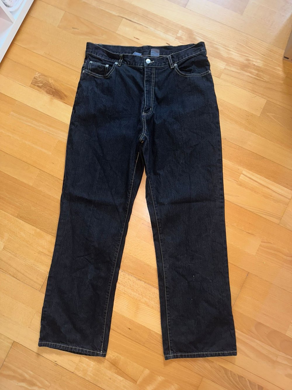 Schwarze Herren Jeans, Größe 54