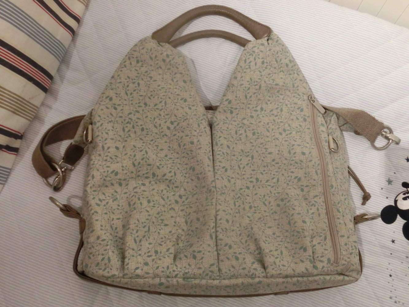 LÄSSIG Green Label Neckline Bag Wickeltasche/Babytasche inkl.Zubehör TOP Zustand