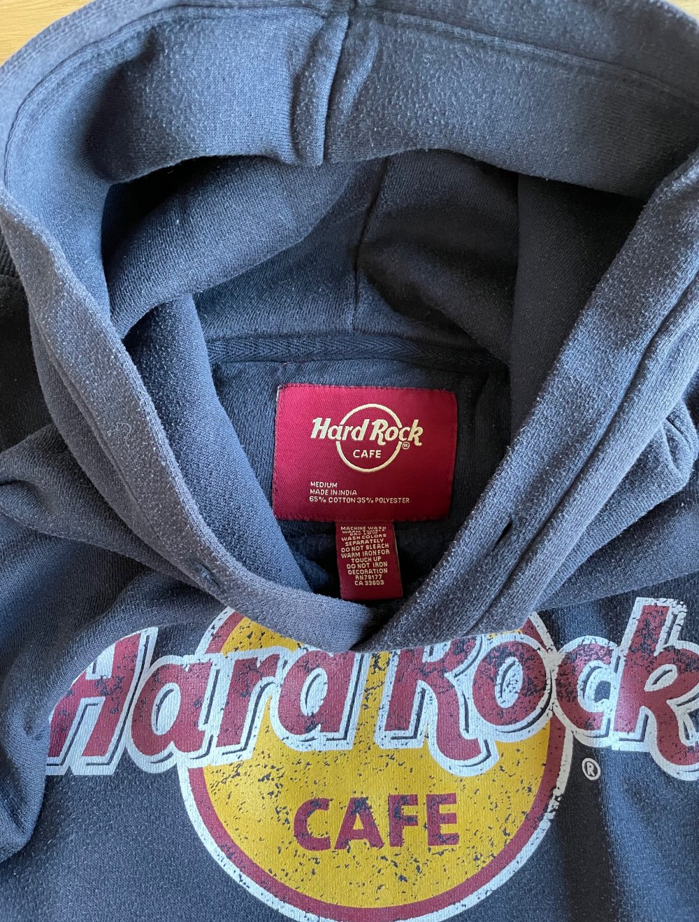 UNKOMPLIZIERT KOMBINIERBARES SWEATSHIRT HARD ROCK CAFE MADRID