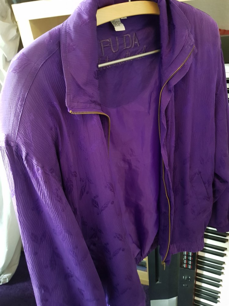 Seidene Bomberjacke 