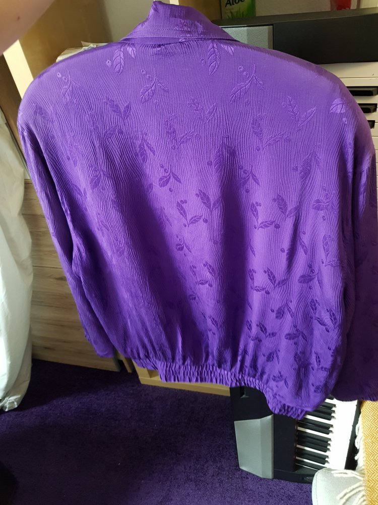Seidene Bomberjacke 