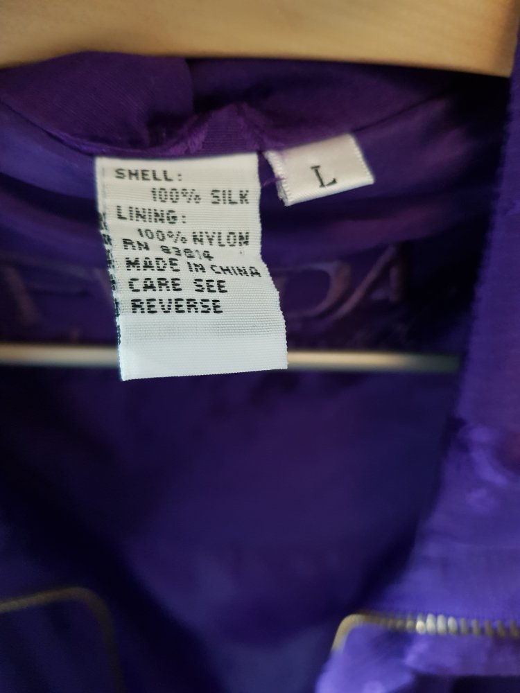Seidene Bomberjacke 