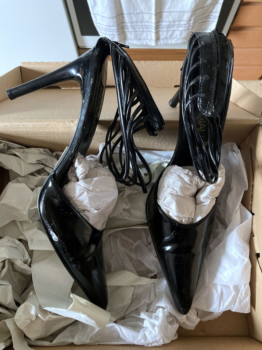 CITYWALK Schwarze Schwarze High Heels Gr. 41 High Heel Sandaletten