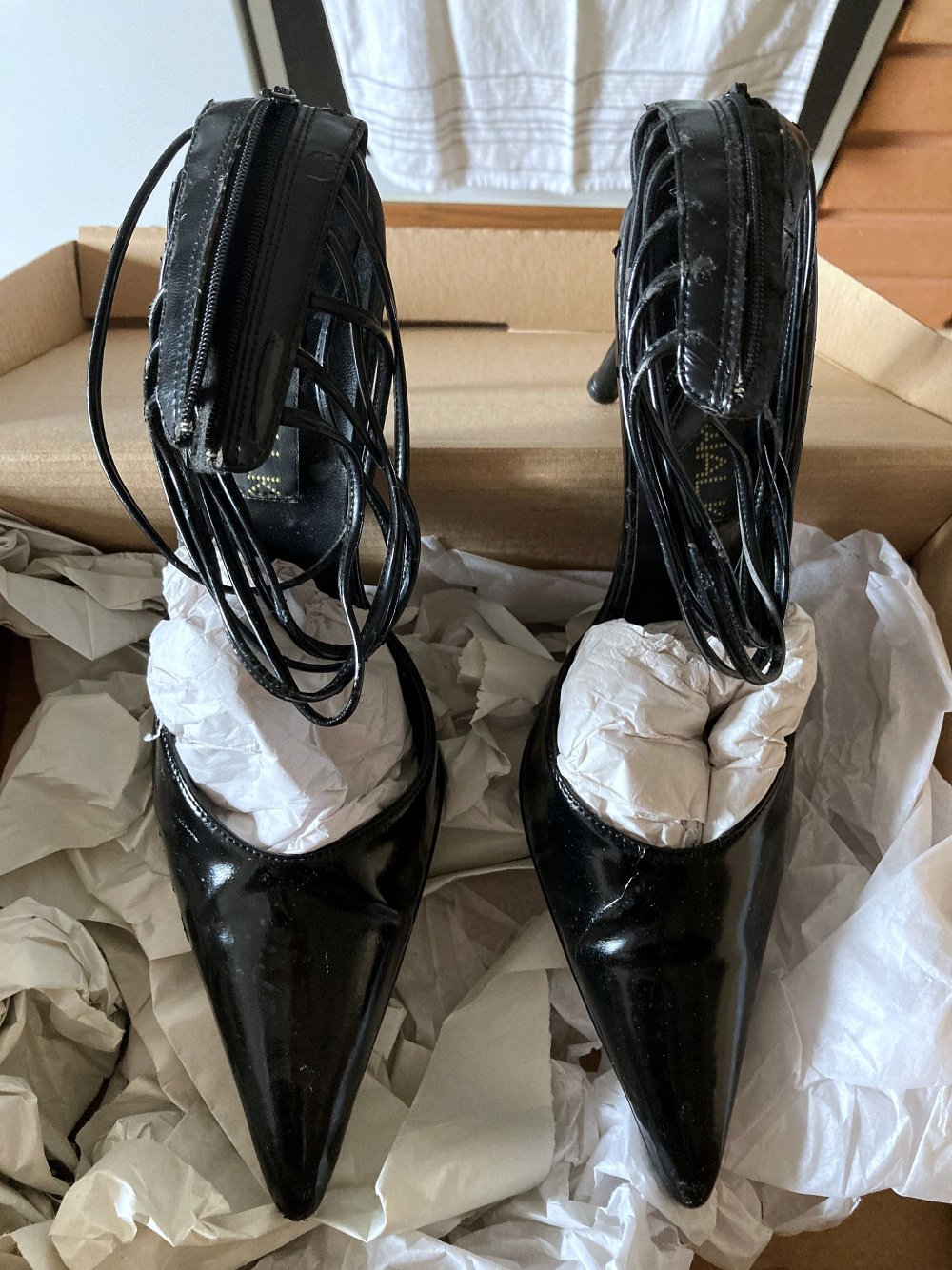 CITYWALK Schwarze Schwarze High Heels Gr. 41 High Heel Sandaletten