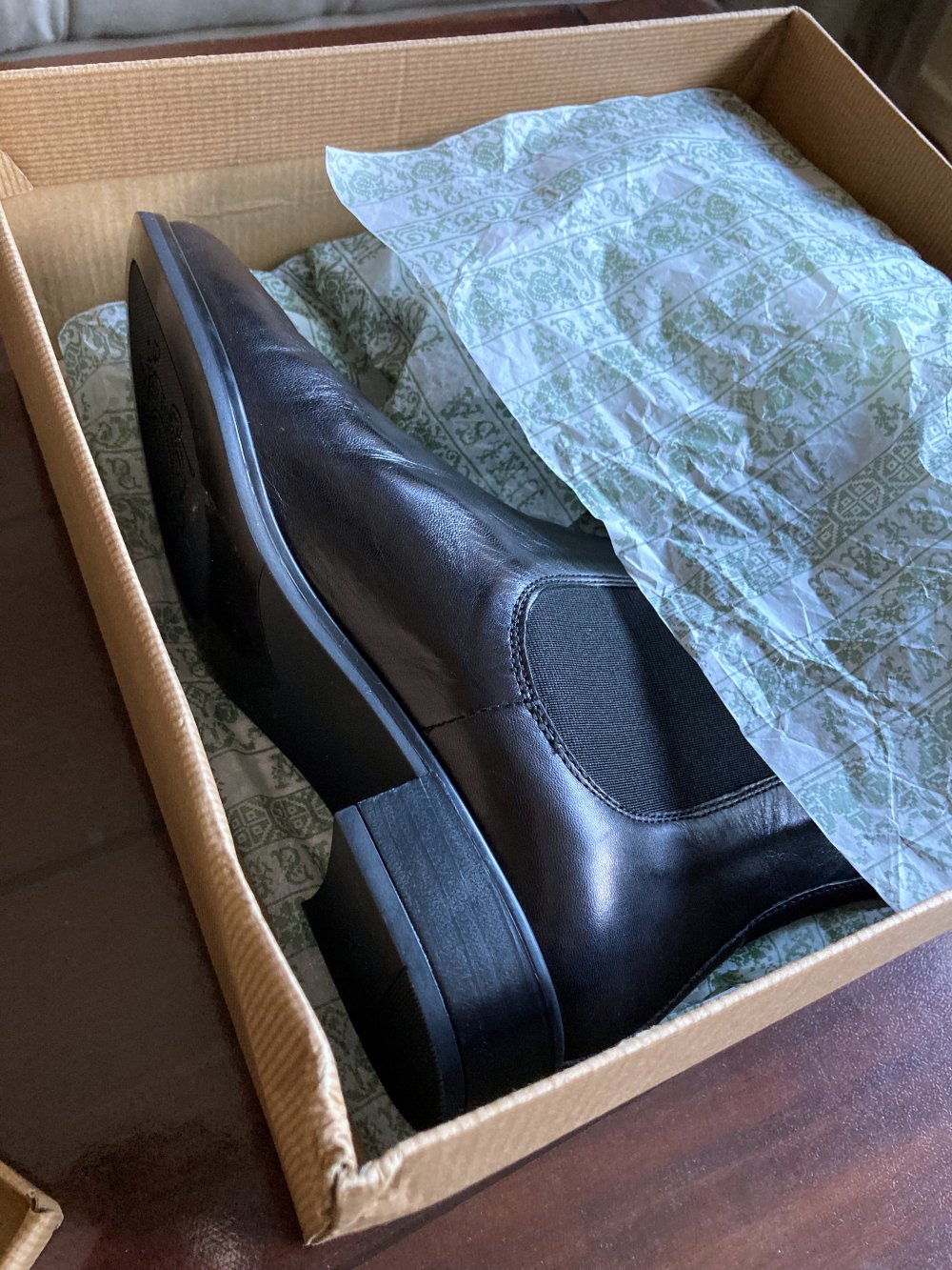 NEU! Schwarze Glattleder Stiefelette Gr. 40 UNISA BOYER Leder Chelsea Boots Echtleder