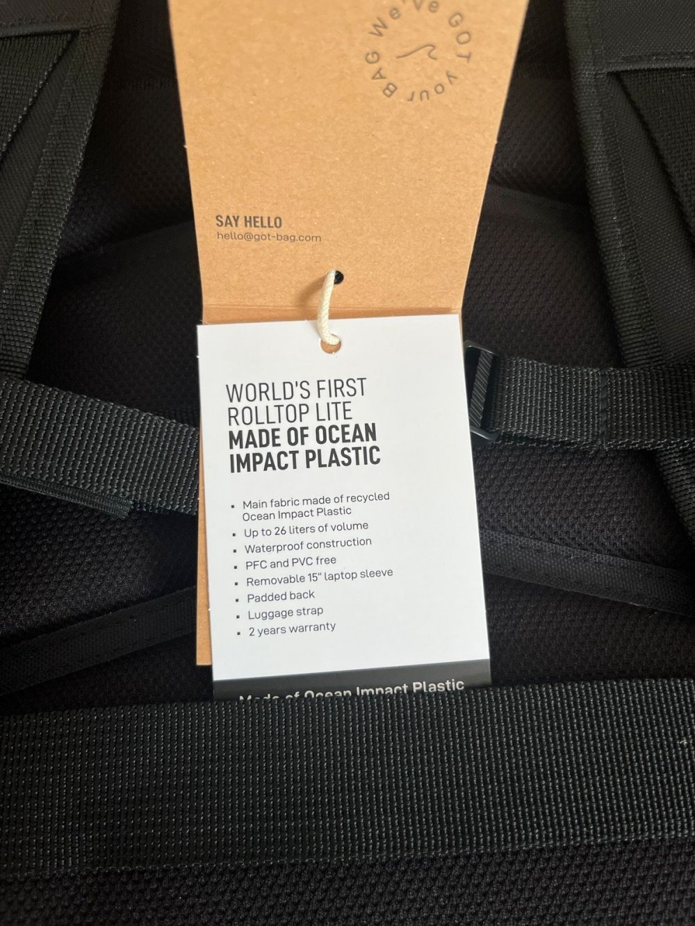 Got Bag Rolltop Rucksack