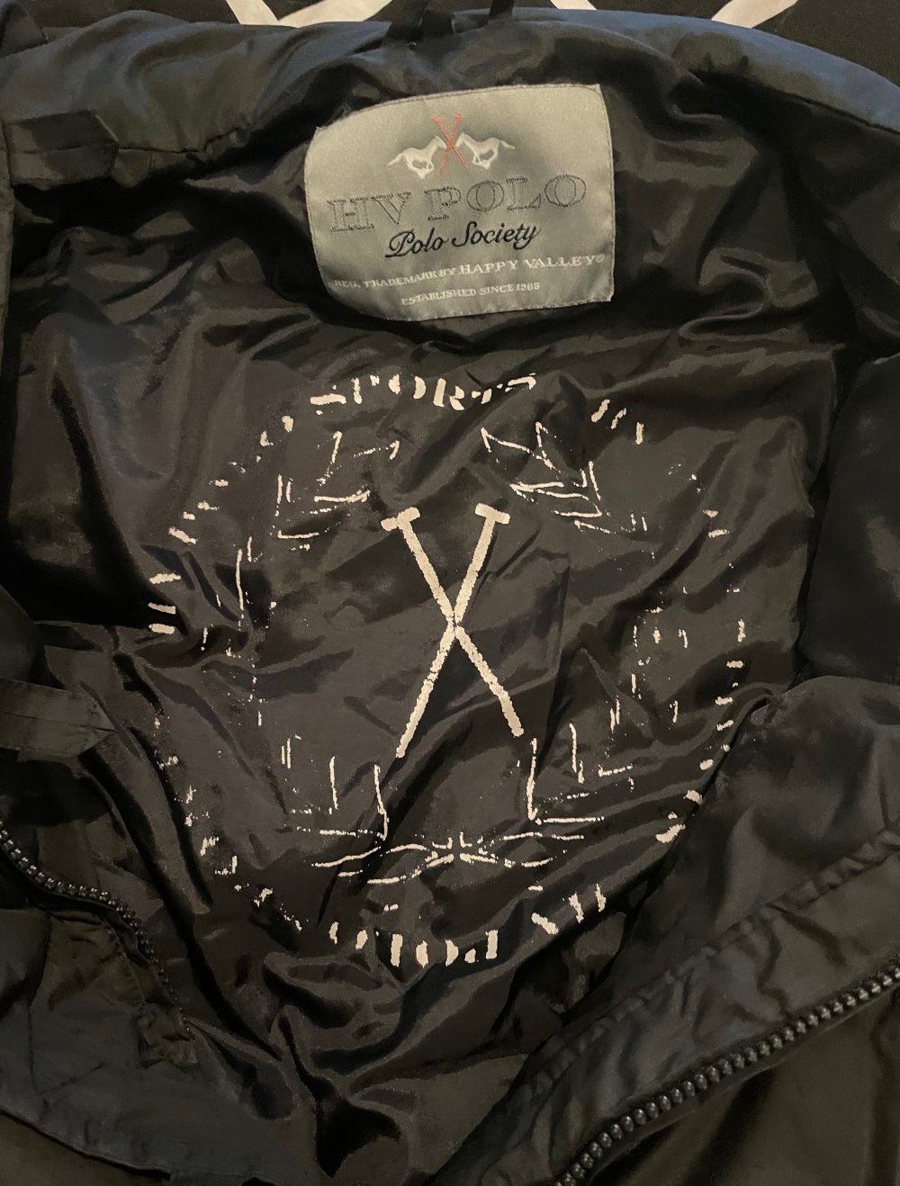HV polo daunenjacke ärmellos schwarz gefüttert XS 36 damen
