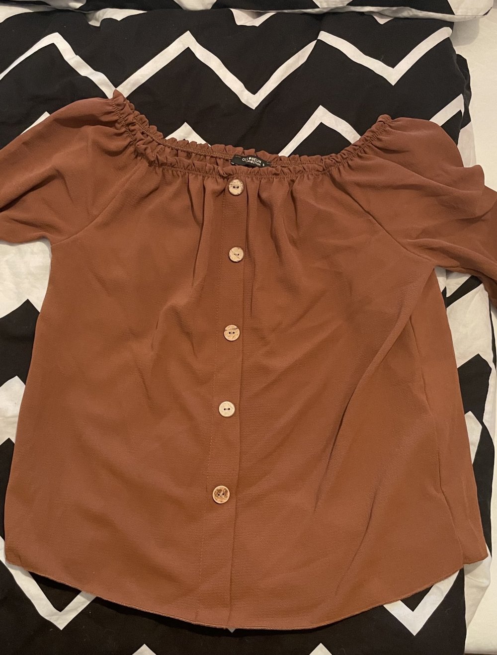 collosseum bluse braun damen s 36
