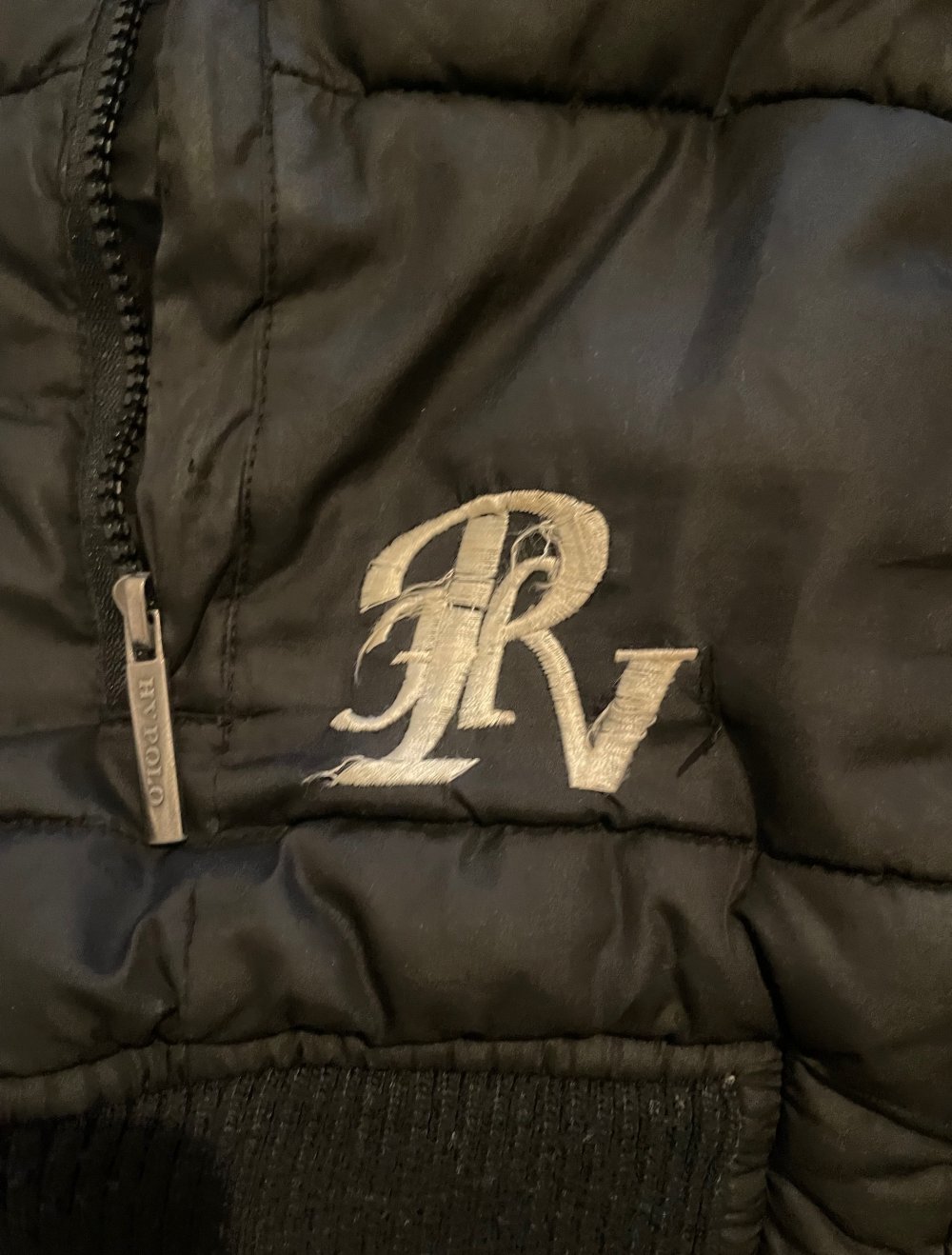HV polo daunenjacke ärmellos schwarz gefüttert XS 36 damen