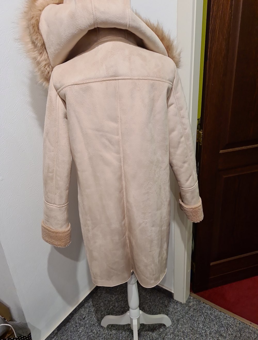Neu Velourslederimitatjacke Gr.36 Yessica