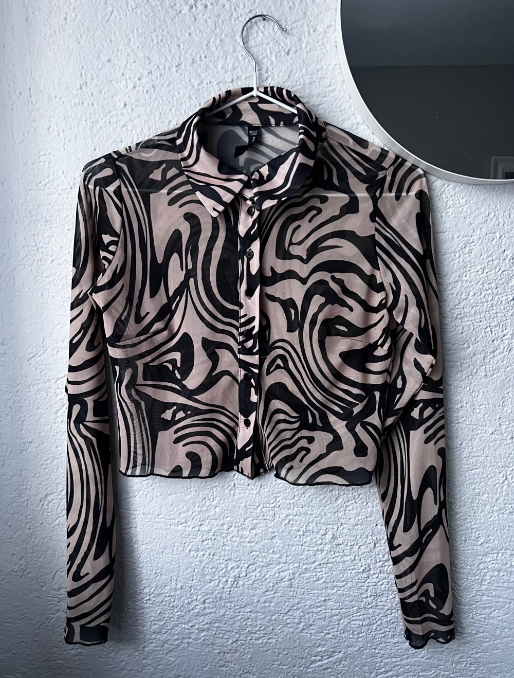 durchsichtige Bluse