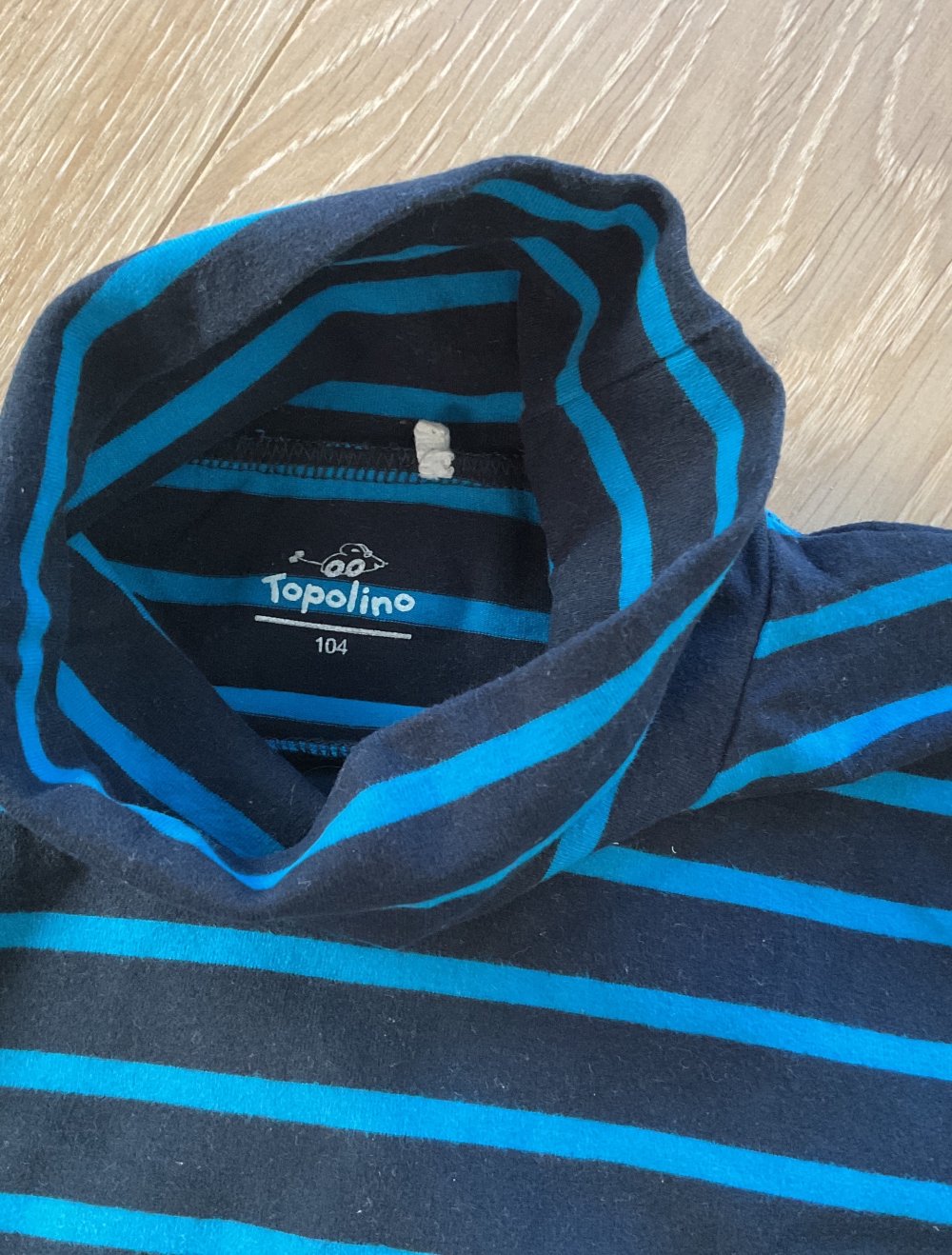 gestreifter Rollkragenpullover Topolino