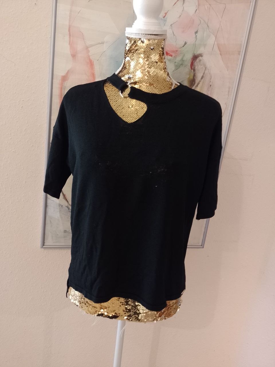 Hanny Deep.  T-Shirt - Bluse - Top. Größe L. 