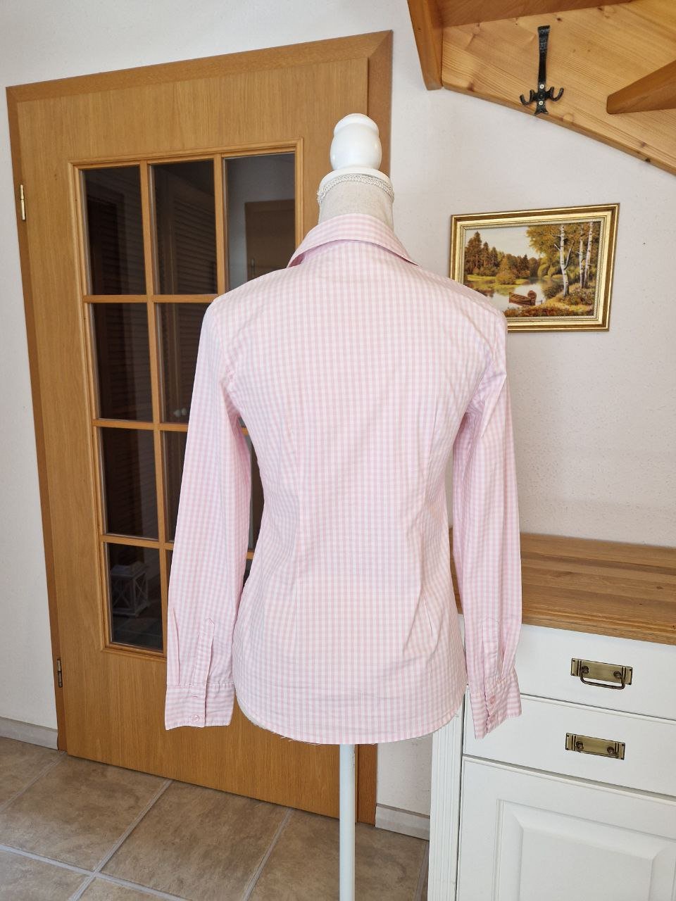 Wie neu. Elegantes Hemd - Bluse - Tunika. Größe XS-S. Baumwolle.