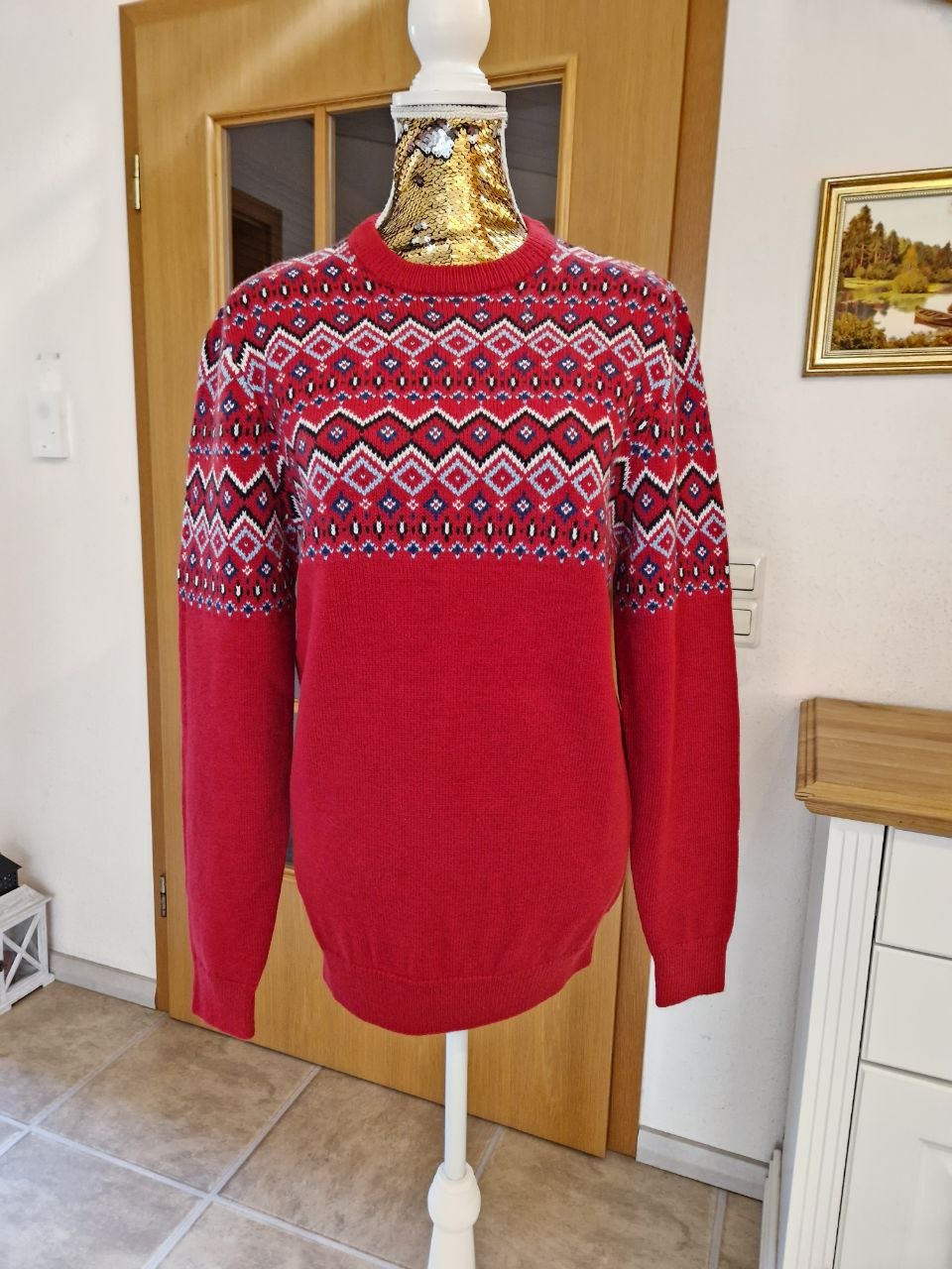 C&A. Herrenpullover. Weihnachtsgeschenk. Wolle. Größe S.