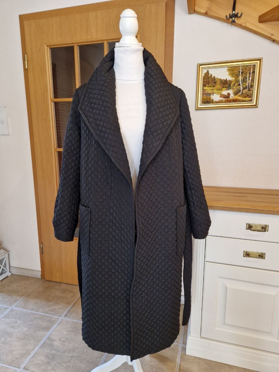  Doroty Perkins Maternity. Schöne praktische schwarze Jacke, Mantel. Größe M-L. 