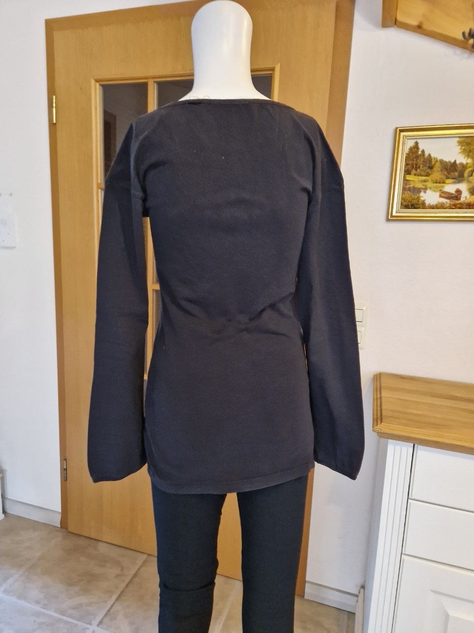 Ichr.  Schönes T-shirt - Strick - Tunika.  Große S.  Baumwolle.  