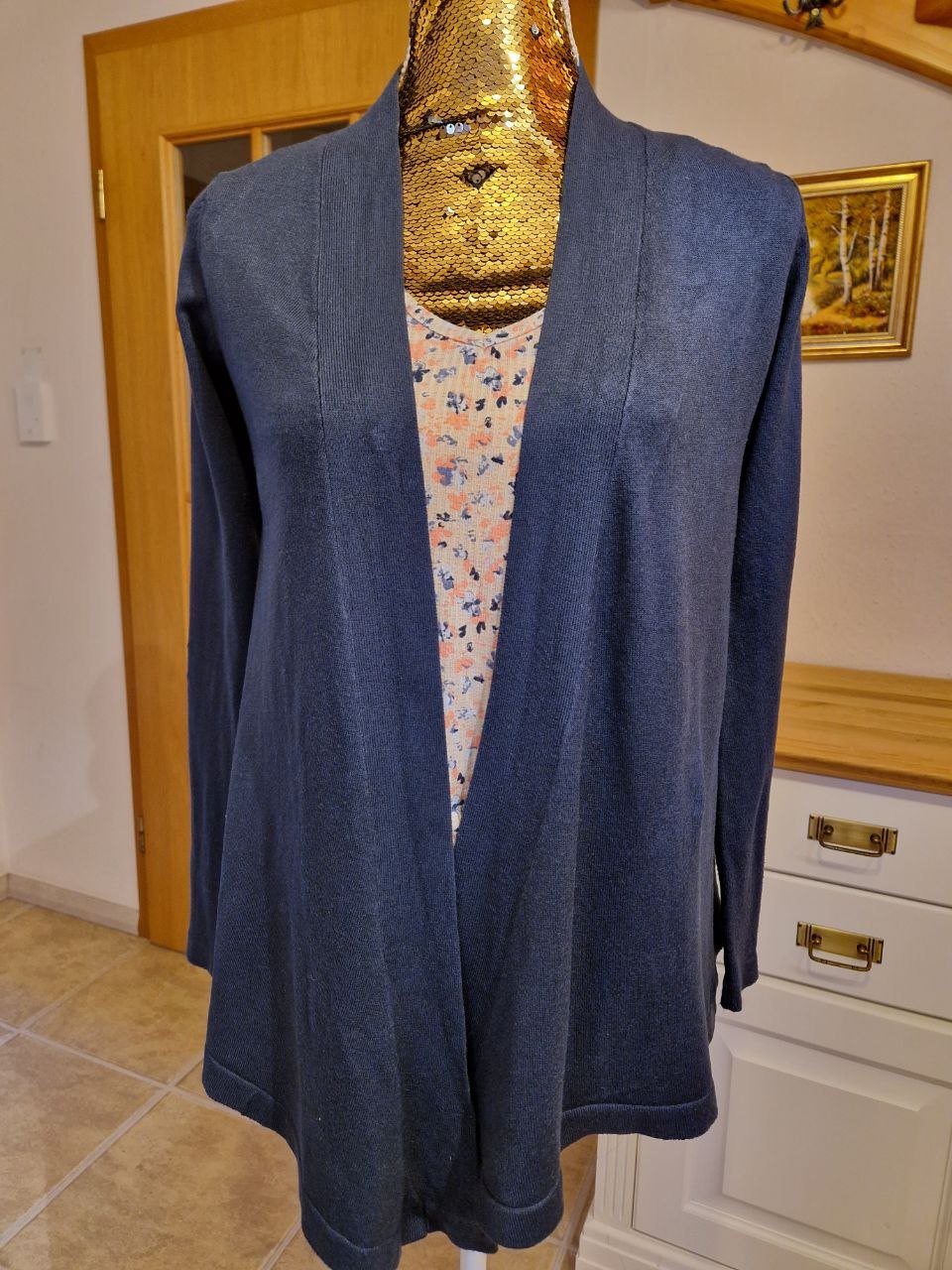 Elegante Jacke, Strickjacke, Blazer. Größe 38.