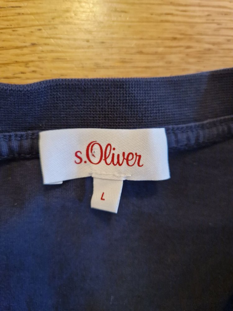 S.Oliver.  Bequemes T-Shirt.  Baumwolle.  Größe L.
