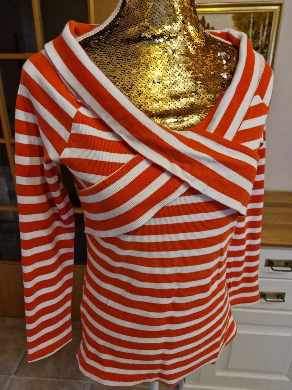 B.C. Schönes T-shirt - Strick. Große 38. Baumwolle. 