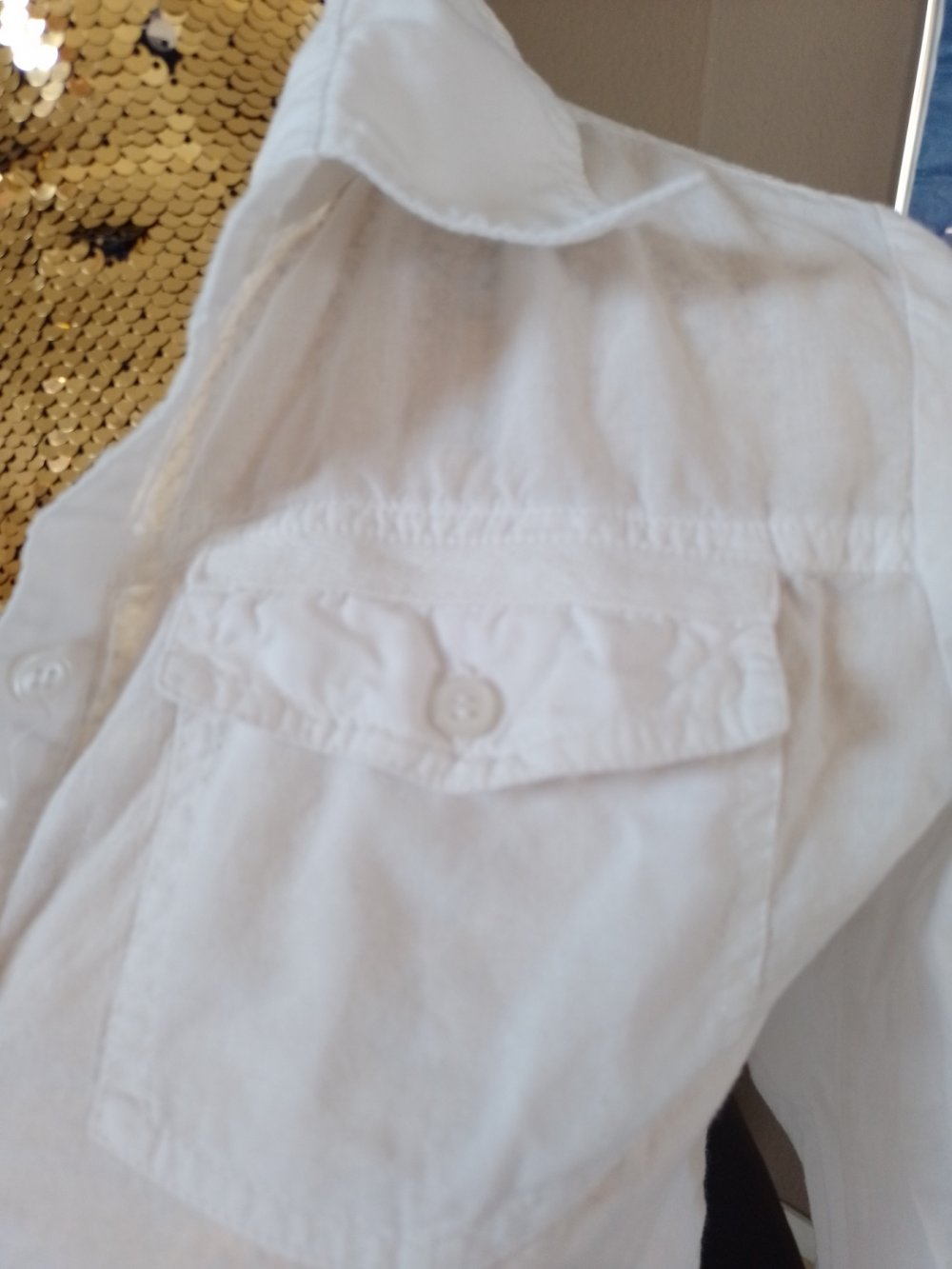 Blue Seven. Wie neu. Elegantes Hemd - Bluse - Tunika. Baumwolle. 