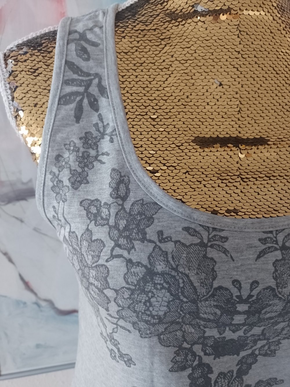 Wie neu. Schönes T-Shirt - Top. Größe S ( 36 ). Baumwolle