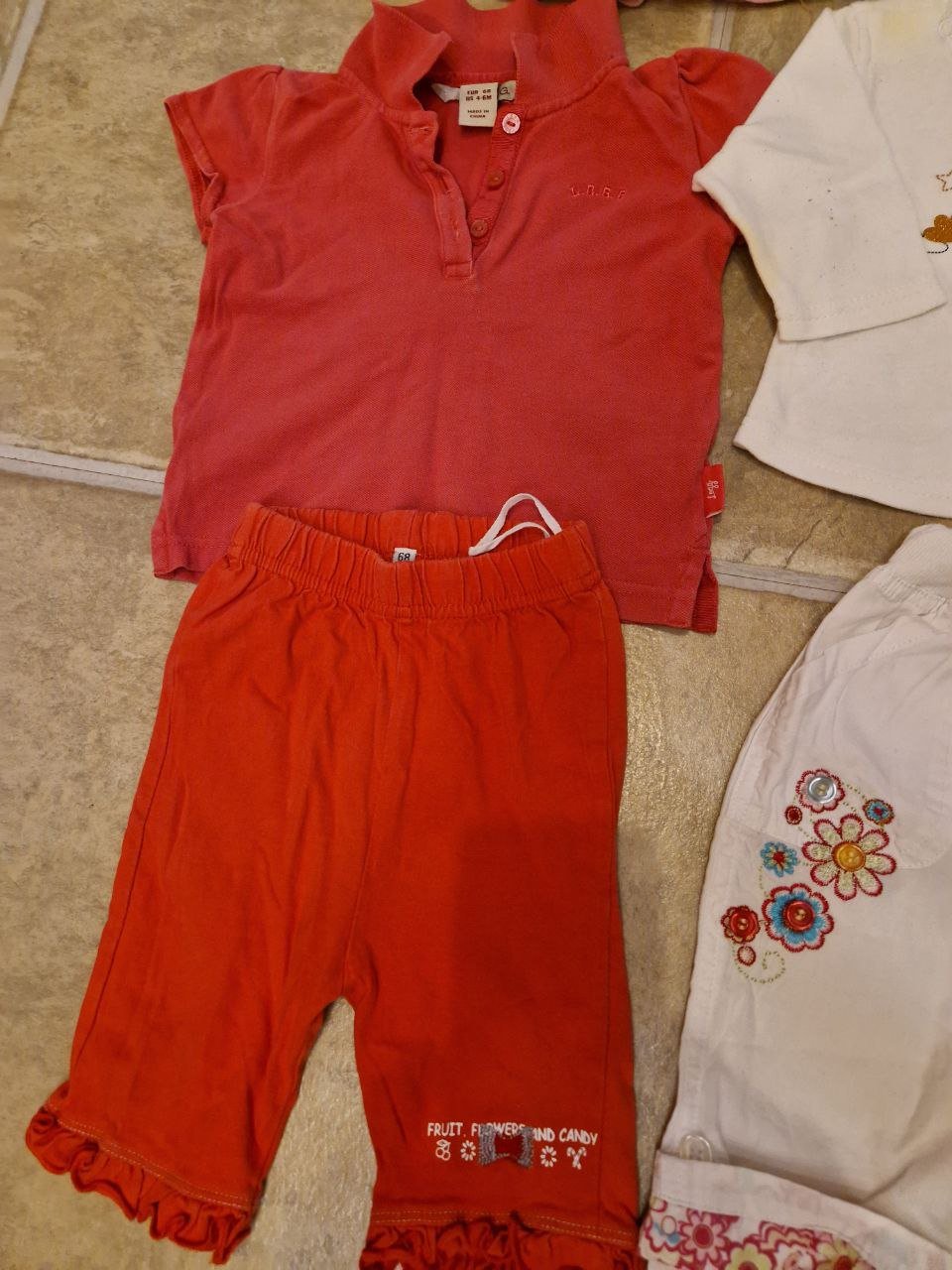 Babykleidungspaket. Größe 68.  Für Mädchen. 11 Teile. 
