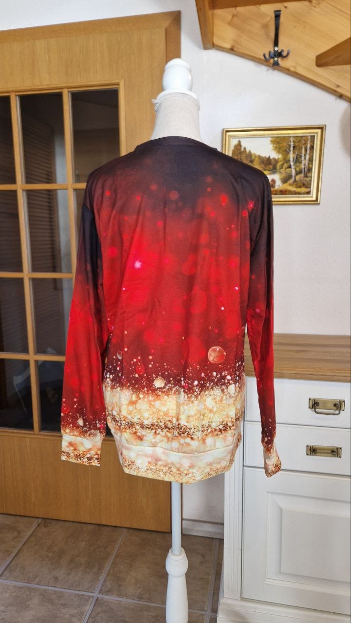 Langarm Weihnachts-Sweatshirt, Pullover