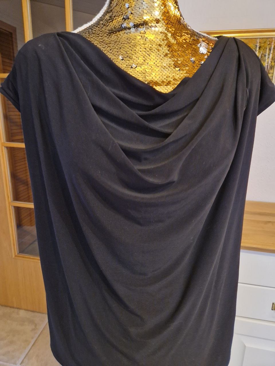 Wie neu. Bexleys.  Elegante schwarze Bluse - Top.  Größe L. 