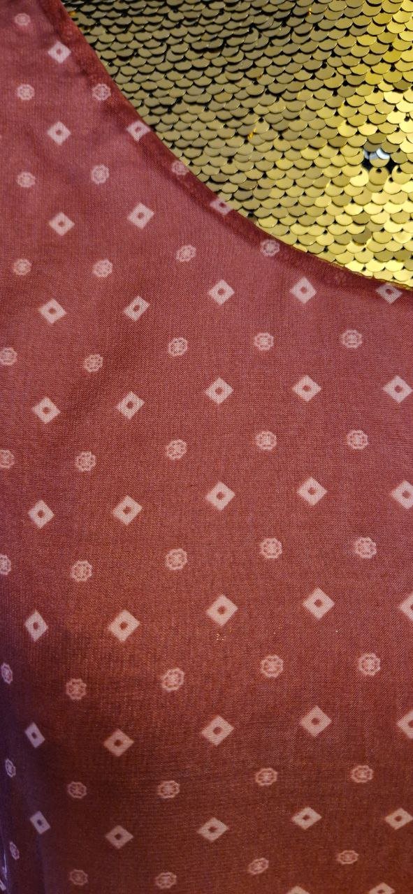 Elegante Bluse - Tunika. Polyester. Größe M..