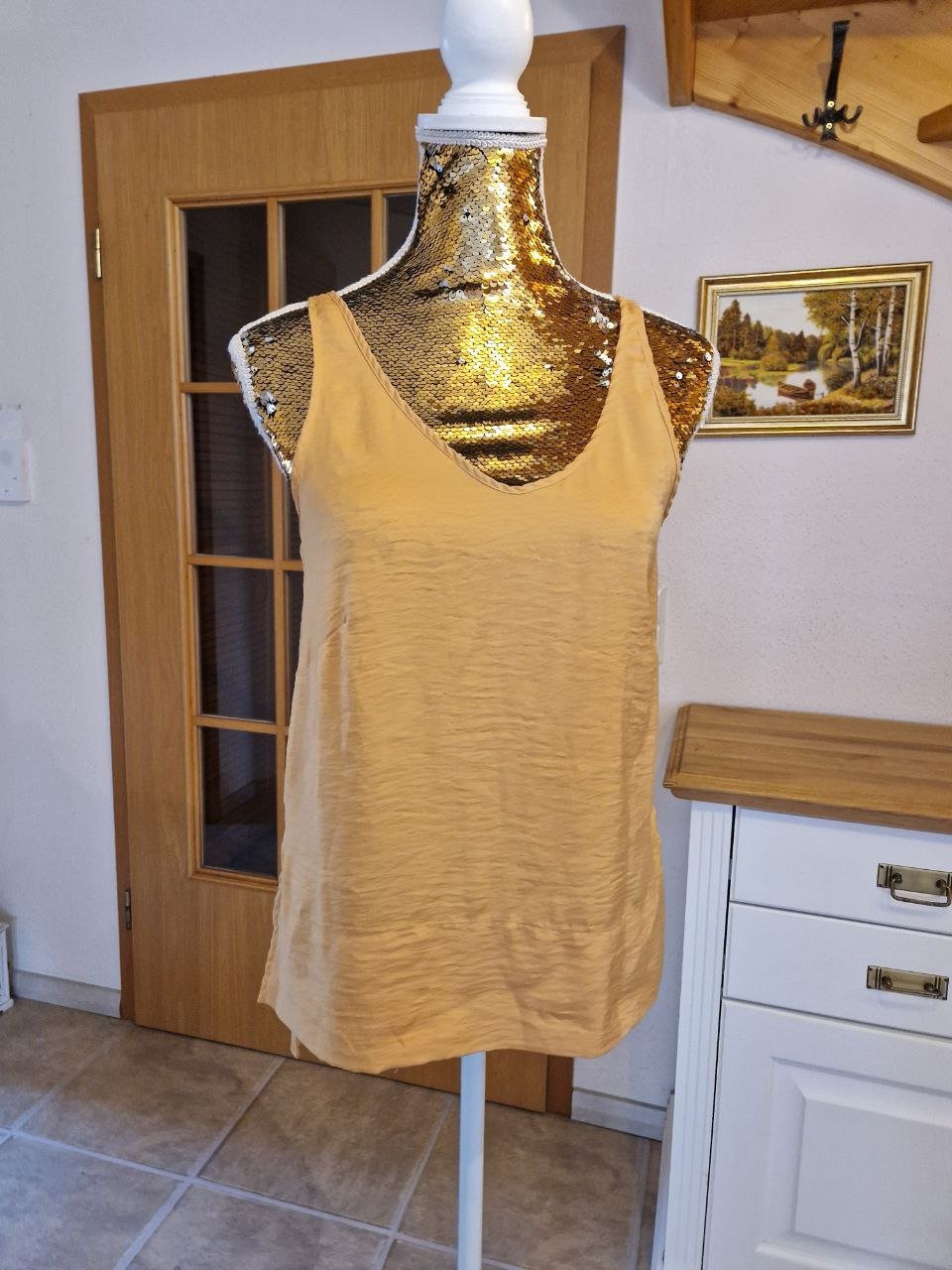 H&M. Bluse - Top. Größe 36. Seide. 