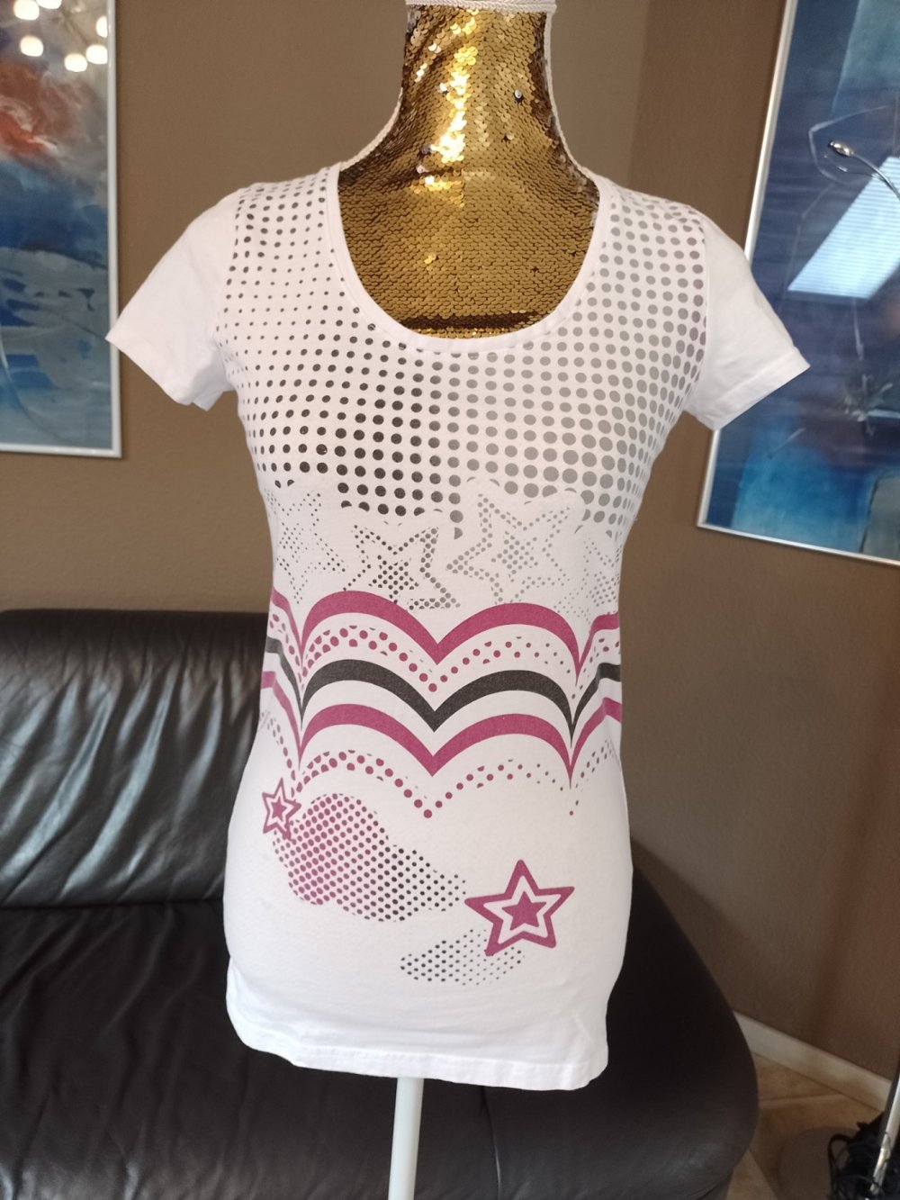 Wie neu. Orsay. Elegantes T-Shirt - Bluse - Tunika. Baumwolle