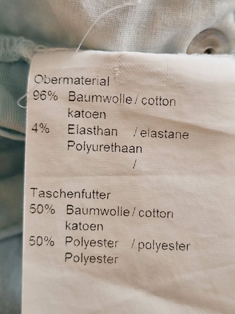 Gerke. Leichte blaue Hose.  Baumwolle + Elastan.  Große 48. 