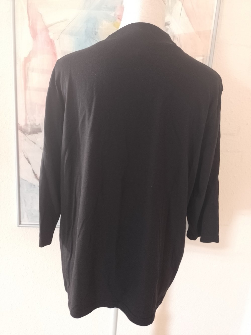 Pure Wear. Wie neu. Elegantes schwarzes T-Shirt - Bluse - Tunika.