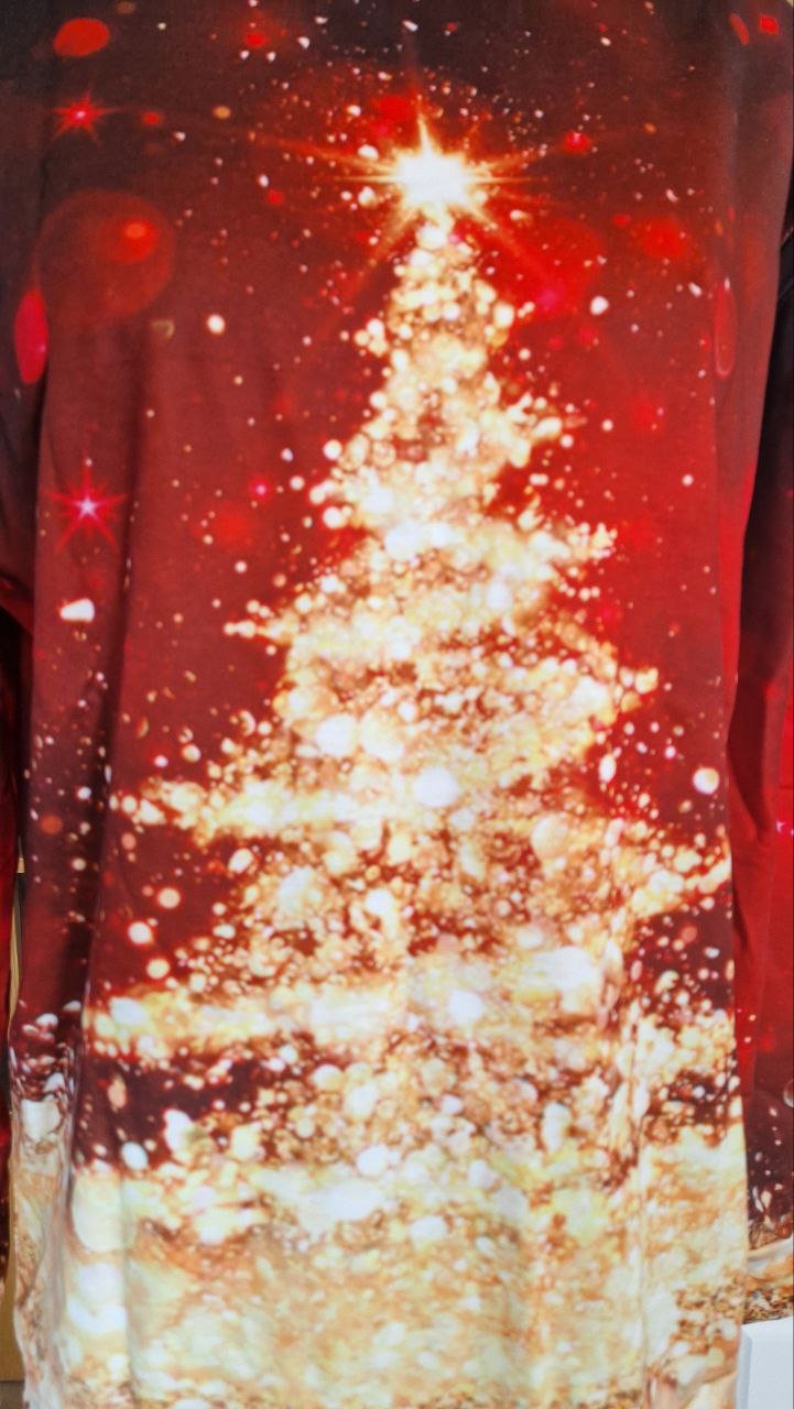 Langarm Weihnachts-Sweatshirt, Pullover