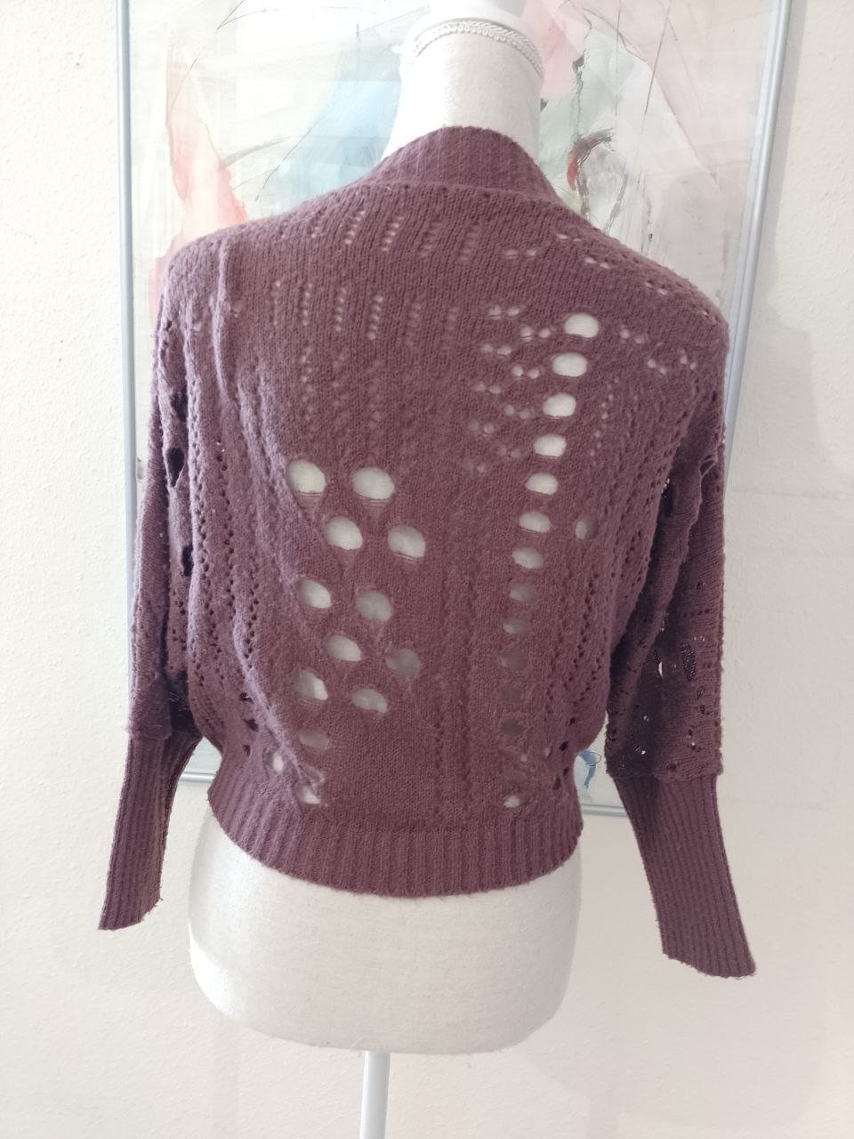 Schöne elegante Strickjacke, Blaser. Große M. 