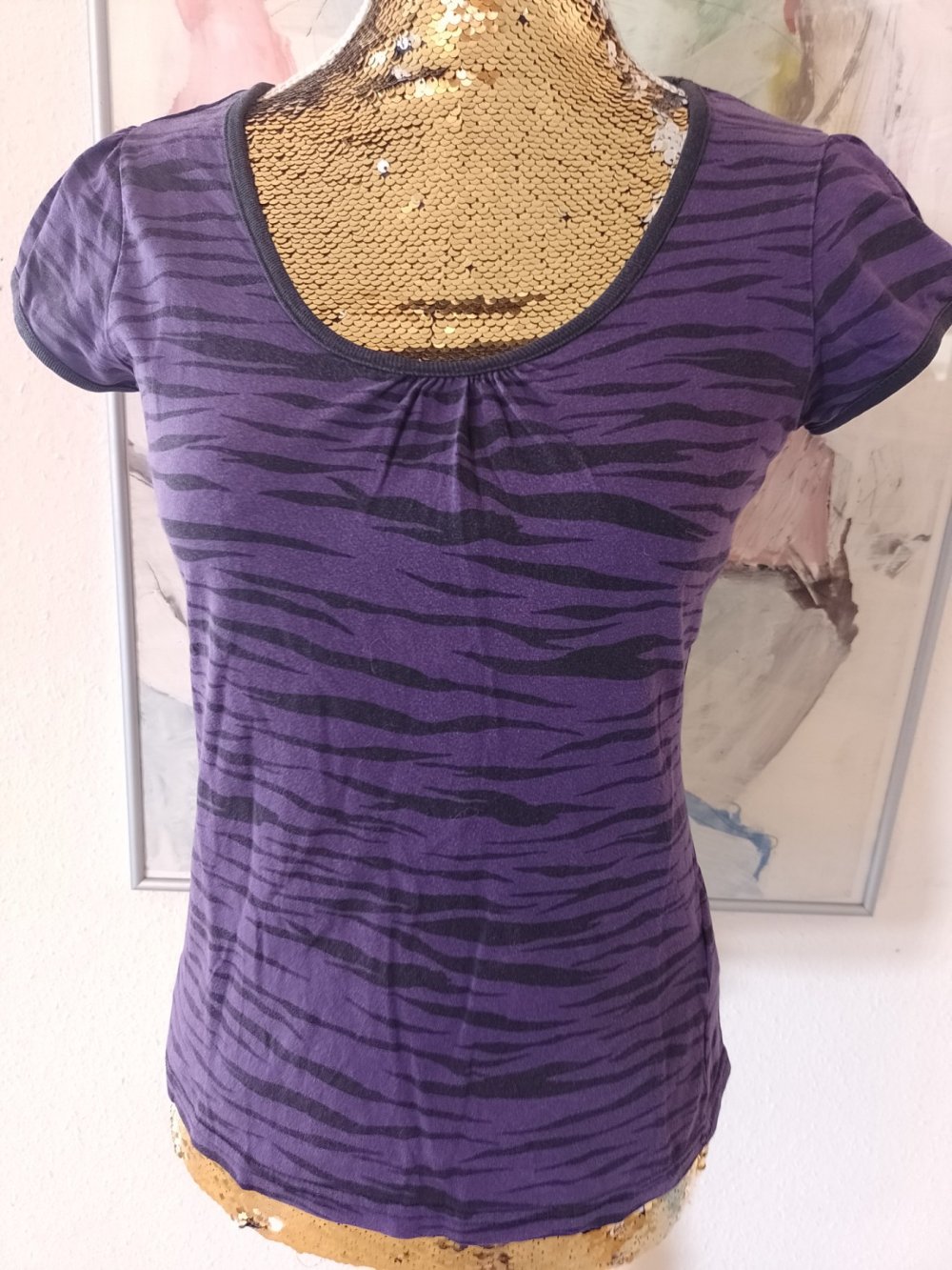 Wie neu. Okay. Elegantes T-Shirt - Bluse - Tunika. Größe S.